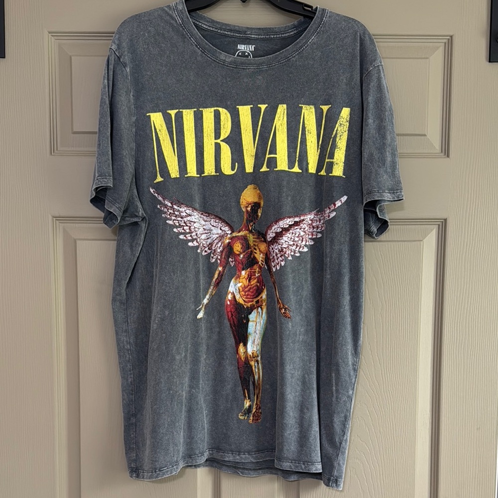 Juniors Nirvana Graphic T-Shirt
